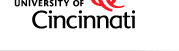 University of Cincinnati logo.